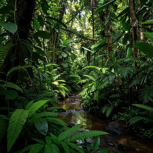 Lush Parasitic Jungle with Stream
