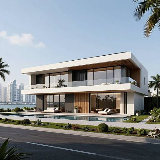 Modern Luxury Villa Overlooking Dubai Marina