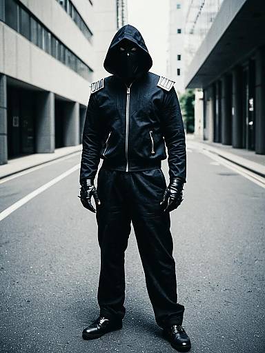 Realistic Dark Man Cosplay Photo Portrait