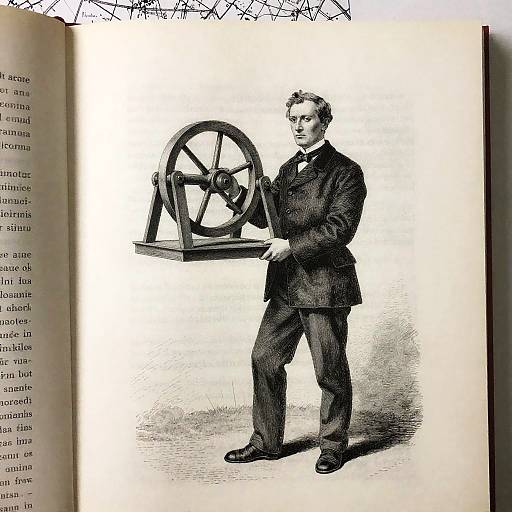 19th Century Man with Complex Machine