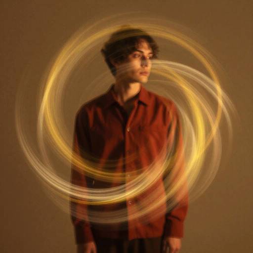 Surreal Dynamic Man Portrait