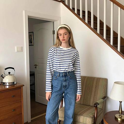 Casual Portrait of a Young Woman