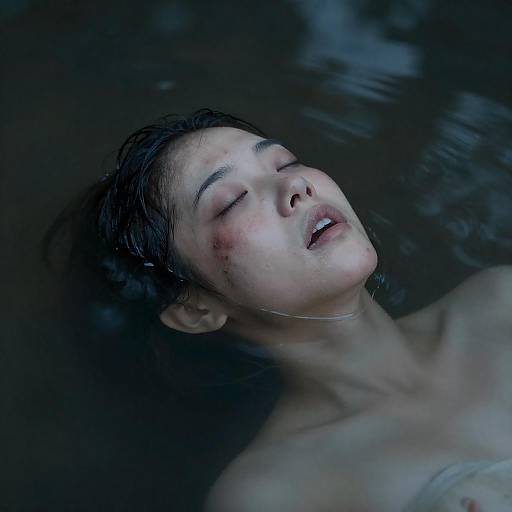 Eerie Photograph of Decomposed Face