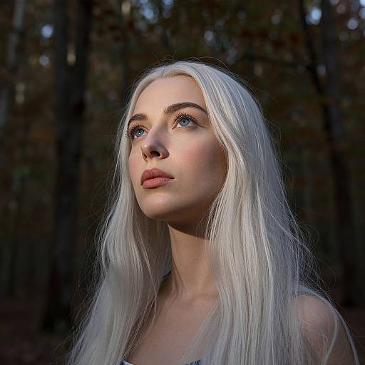 Ethereal Middle Eastern Woman Portrait