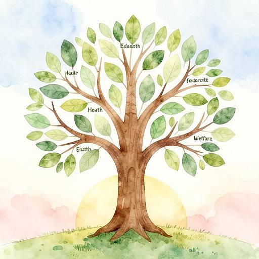 Symbolic Tree of Life for Welfare
