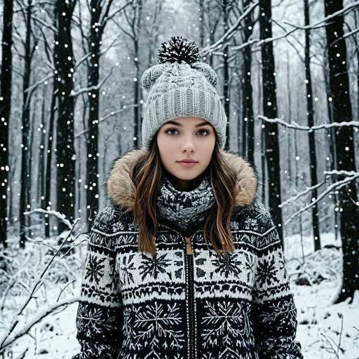 Enchanting Winter Fantasy Scene in 3D