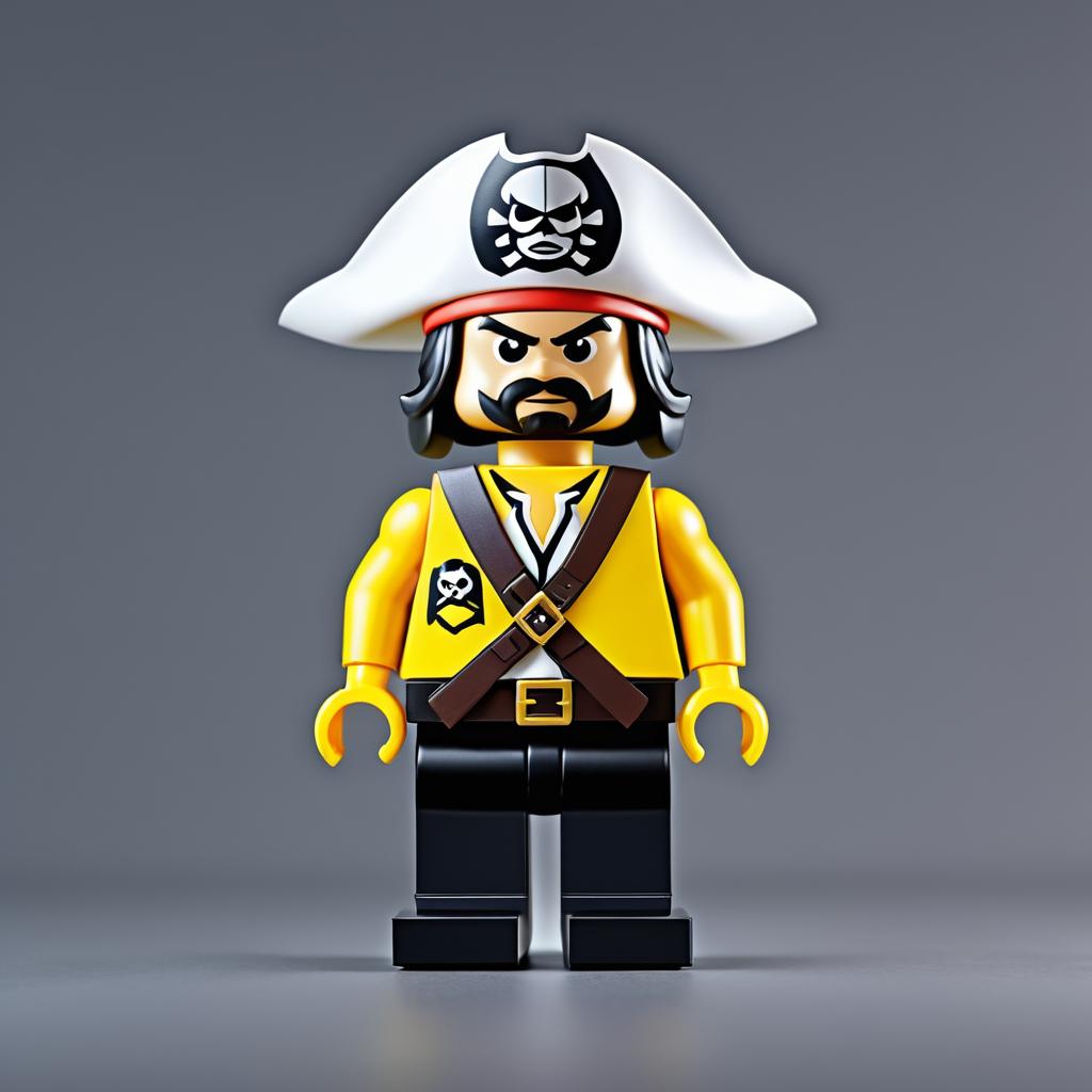 Customizable Pirate Minifigure Landscape