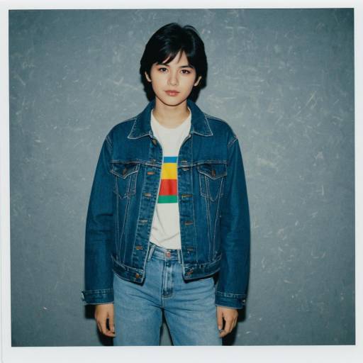 Retro 1980s Denim Casual Outfit