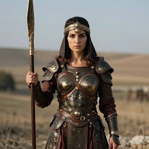 Fierce Turkish Warrior Woman