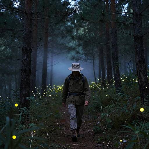 Forest Ranger at Twilight Mist