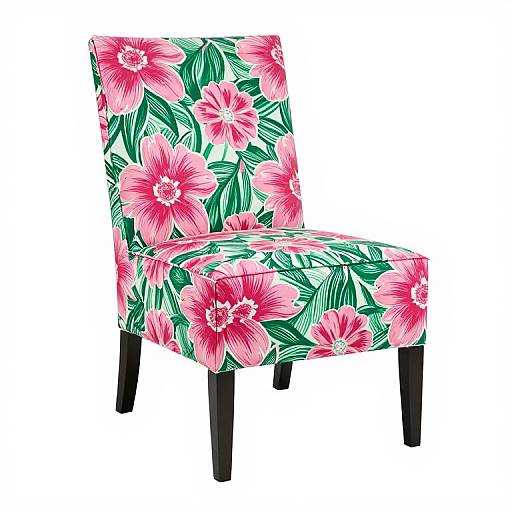 Vibrant Floral Chintz Chair Design