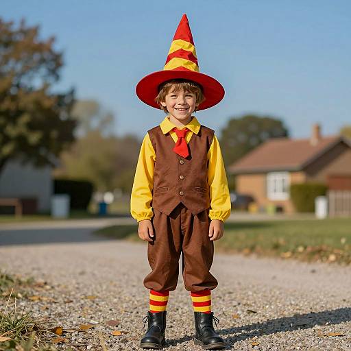 Whimsical Wizard Costume for Young Boys