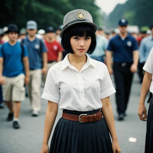 Realistic Female Mob Costume Portrait