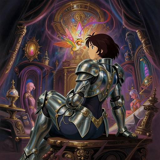 Figurativism Portrait with Magical Armor