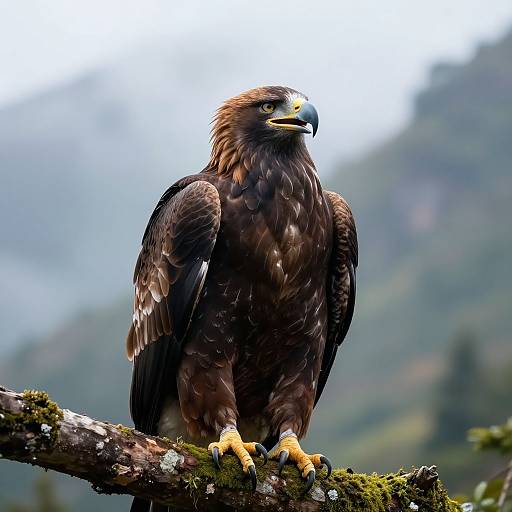 Smiling Eagle on Misty Mountain Branch