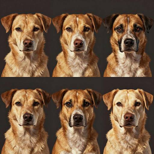 Hyper-Realistic Mixed Breed Dog Portraits