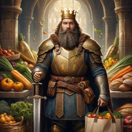 Medieval King Grocery Shopping Adventure