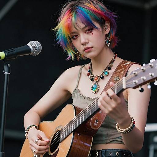Cinematic Portrait of a Guitarist