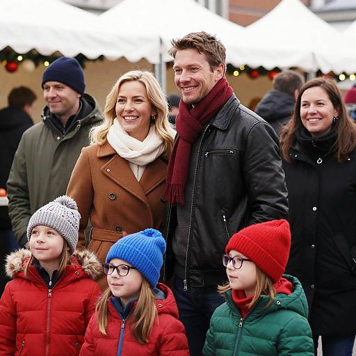 Joyful Moments at a Vibrant Market