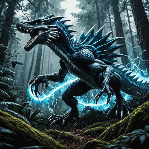 Fantasy Hydra with Sonic Boom in Forest