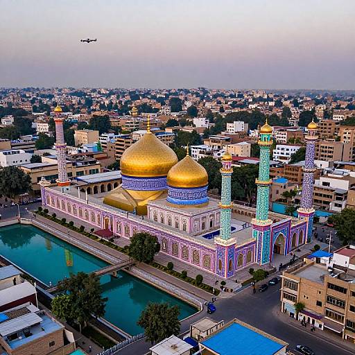 Vibrant Islamabad Cityscape at Dusk