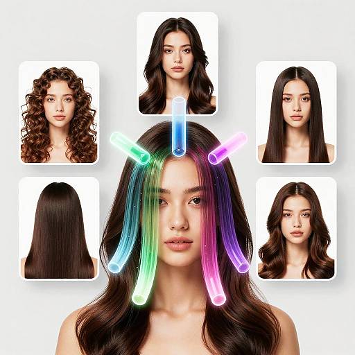 Futuristic Online Hair Color Changer