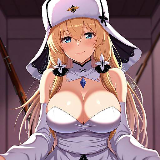 Illustration of Mosin-nagant (girls' frontline), girls' frontline in the style of Eruu (eruuman)