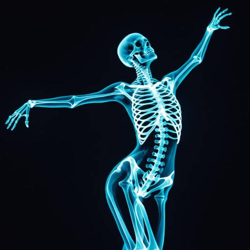 X-Ray Artwork of Spectral Human Dancer