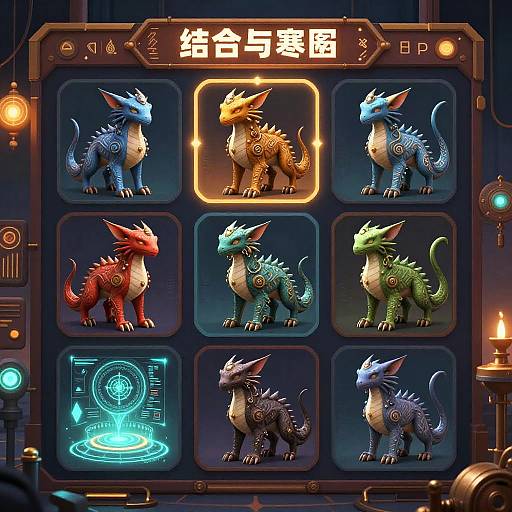 Mythical Creature Generator Interface