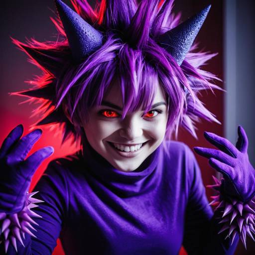 Sensational Gengar Cosplay Fantasy Artwork
