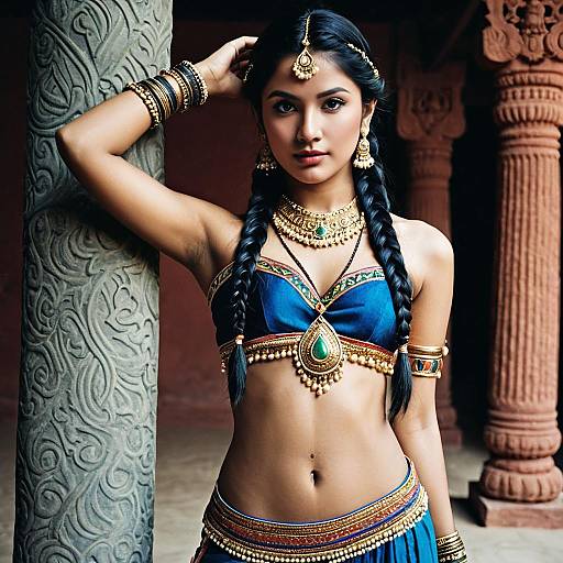 Elegant Ramayana Character in Jewelry