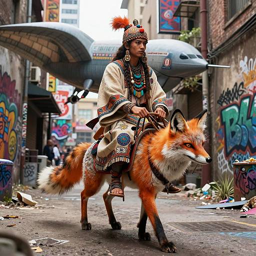 Trippy Urban Shaman on Spirit Fox