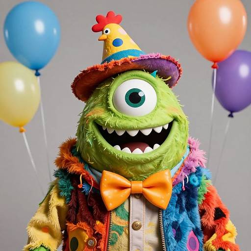 Whimsical Photorealistic Monster Portrait