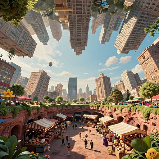 Inside-Out City Dreamscape Transformation