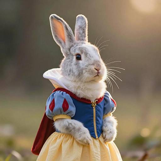 Rabbit in Snow White Costume