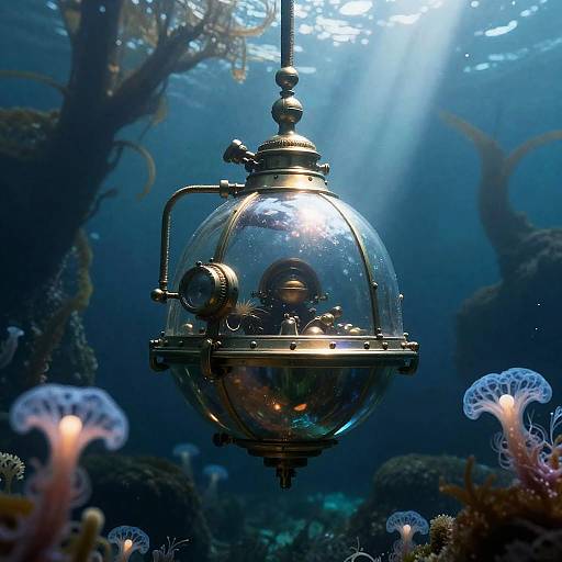 Jules Verne's Bioluminescent Diving Bell
