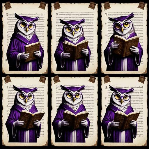 Wise Owl Scholar Character Concept