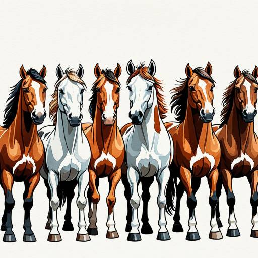 Surreal Watercolor Horses Wall Art Surreal Watercolor Horses Wall Art