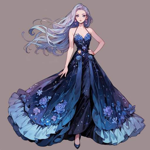 Elegant Solo Beauty with Mystical Aura Elegant Solo Beauty with Mystical Aura