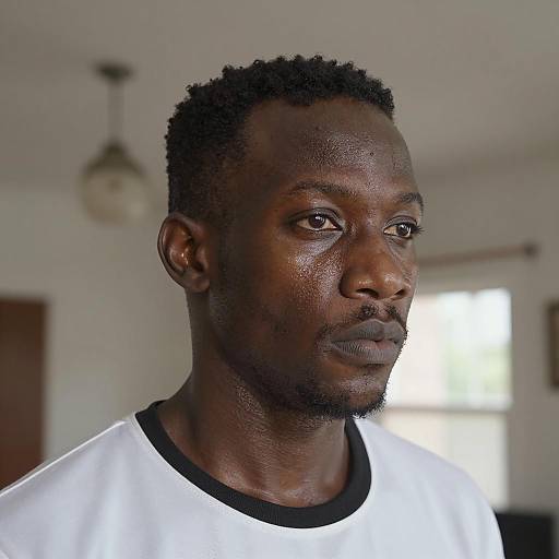 Portrait of a Black Man in Natural Light