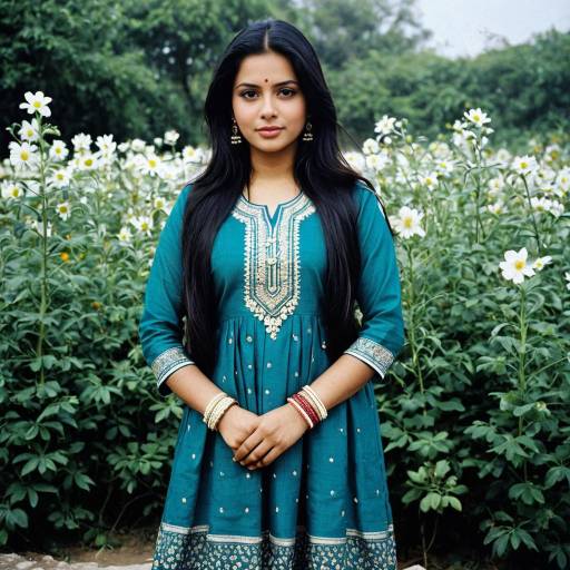 Elegant Girl in Readymade Salwar Suit