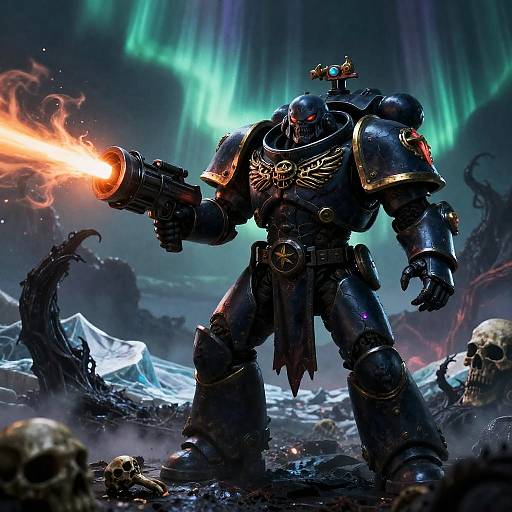 Obsidian Chaos Marine of Wailing Glacier