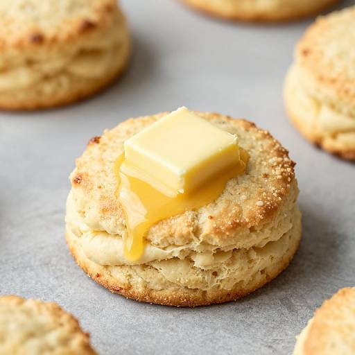 Golden Buttermilk Biscuit with Butter