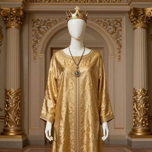 Regal Mannequin in Ornate Setting