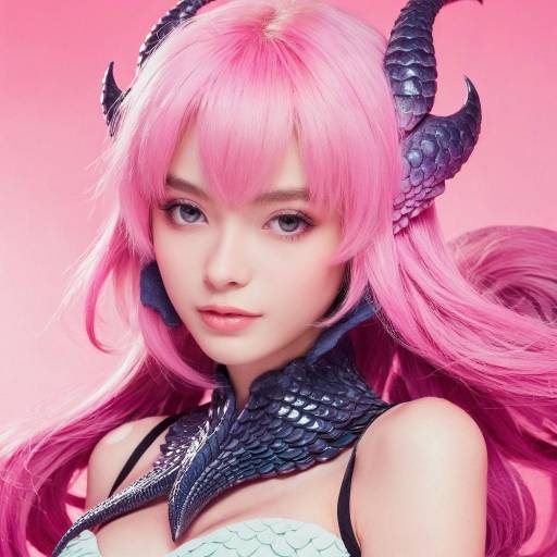 Close-up of a Lamia Monster Girl