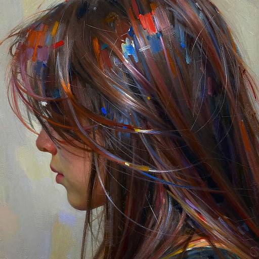 Abstract Artistic Meches Highlights