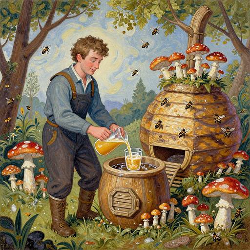 Mushroom Man Brewing in Apiary