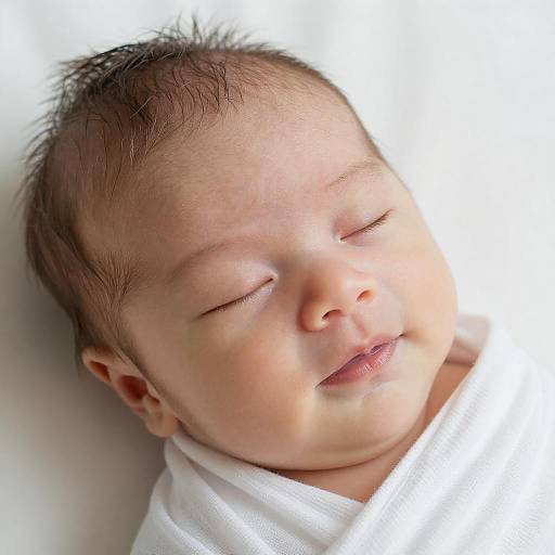 Serene Newborn Baby in Soft Light