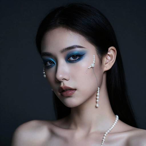 Surreal Femme Fatale Bioluminescent Fashion