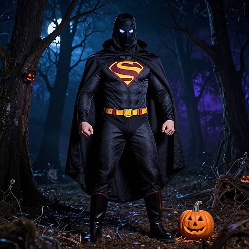Spooky Superhero Halloween Costume